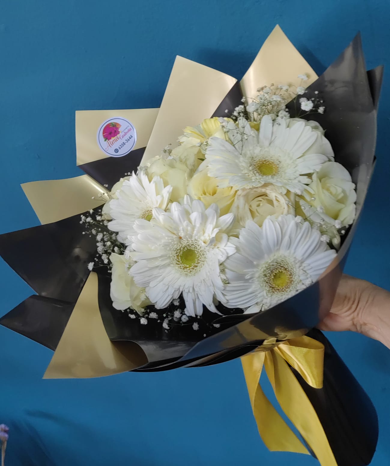 Ramo  de rosa y gerberas